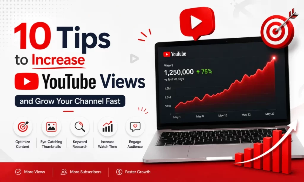 10 Tips to Increase YouTube Views