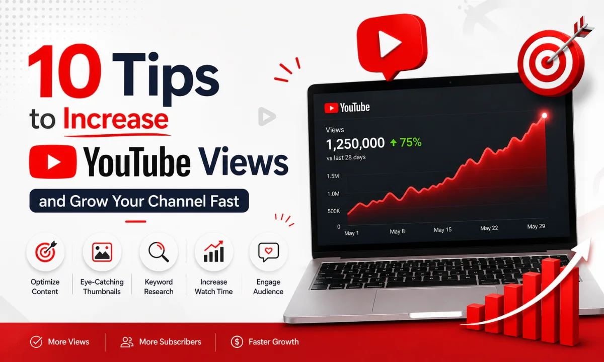 10 Tips to Increase YouTube Views