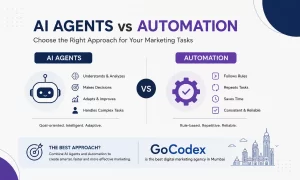 AI agents vs automation for marketing tasks