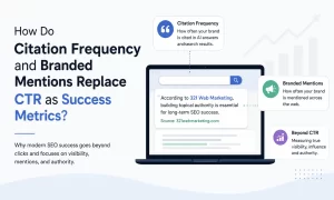 Citation frequency and branded mentions as modern SEO metrics