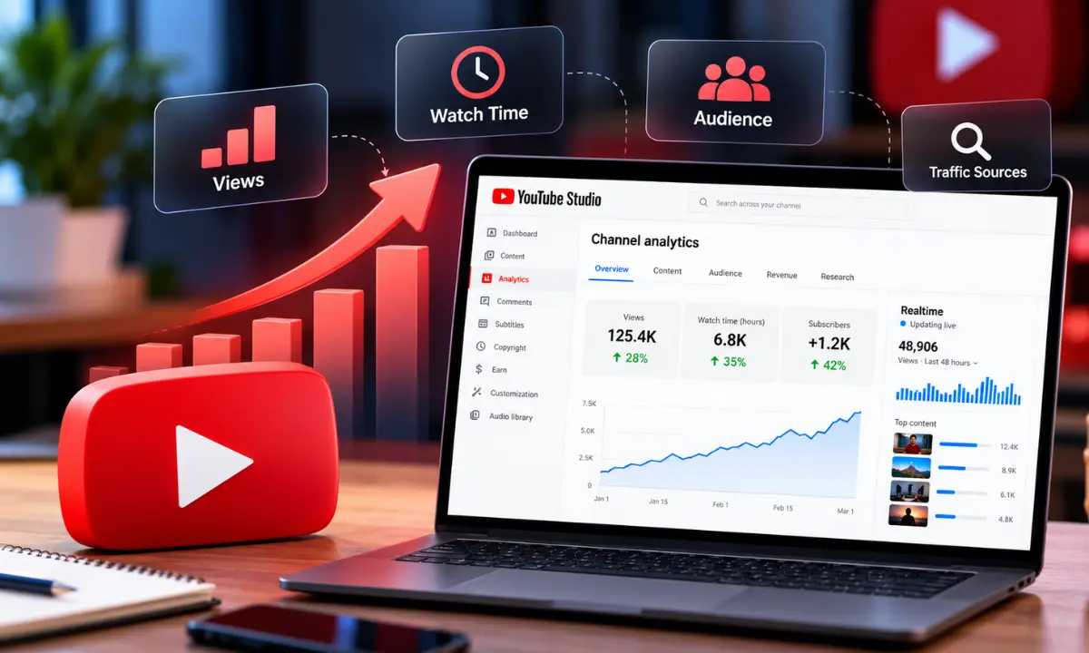 How to use YouTube Analytics to track video performance and grow your channel